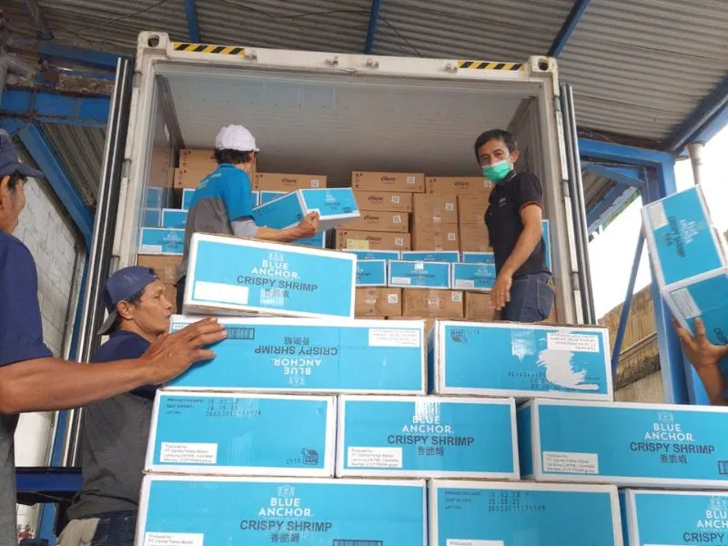PT. CentralPertiwi Bahari Ekspor 7.5 Ton Produk Frozen Food ke Timor Leste